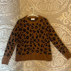 Old navy cheetah sweater